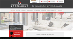 Desktop Screenshot of loger-immo.com