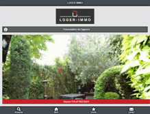Tablet Screenshot of loger-immo.com